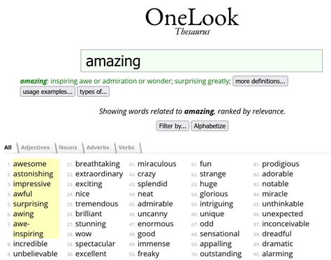 Reverse Dictionary.